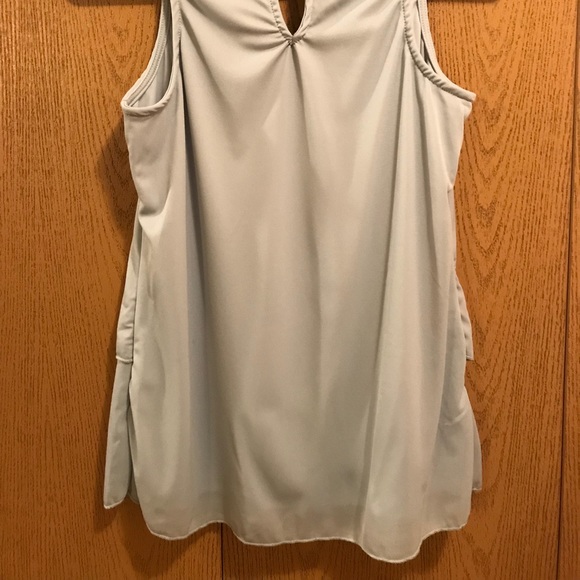 Light Blue Flowy Tank - Picture 4 of 5